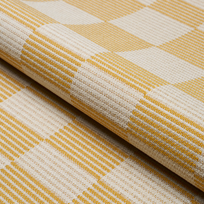 Schumacher Morro Indoor/Outdoor Maize Fabric Sample 84282