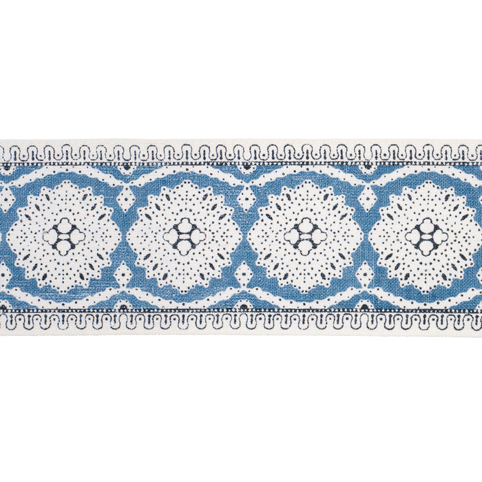 Schumacher Maximilian Tape Blue Trim 84330