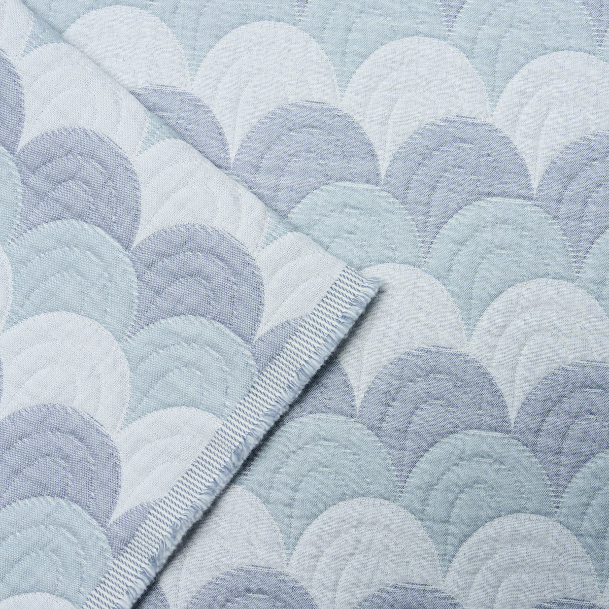 Schumacher Prairie Hills Blues Fabric 84360