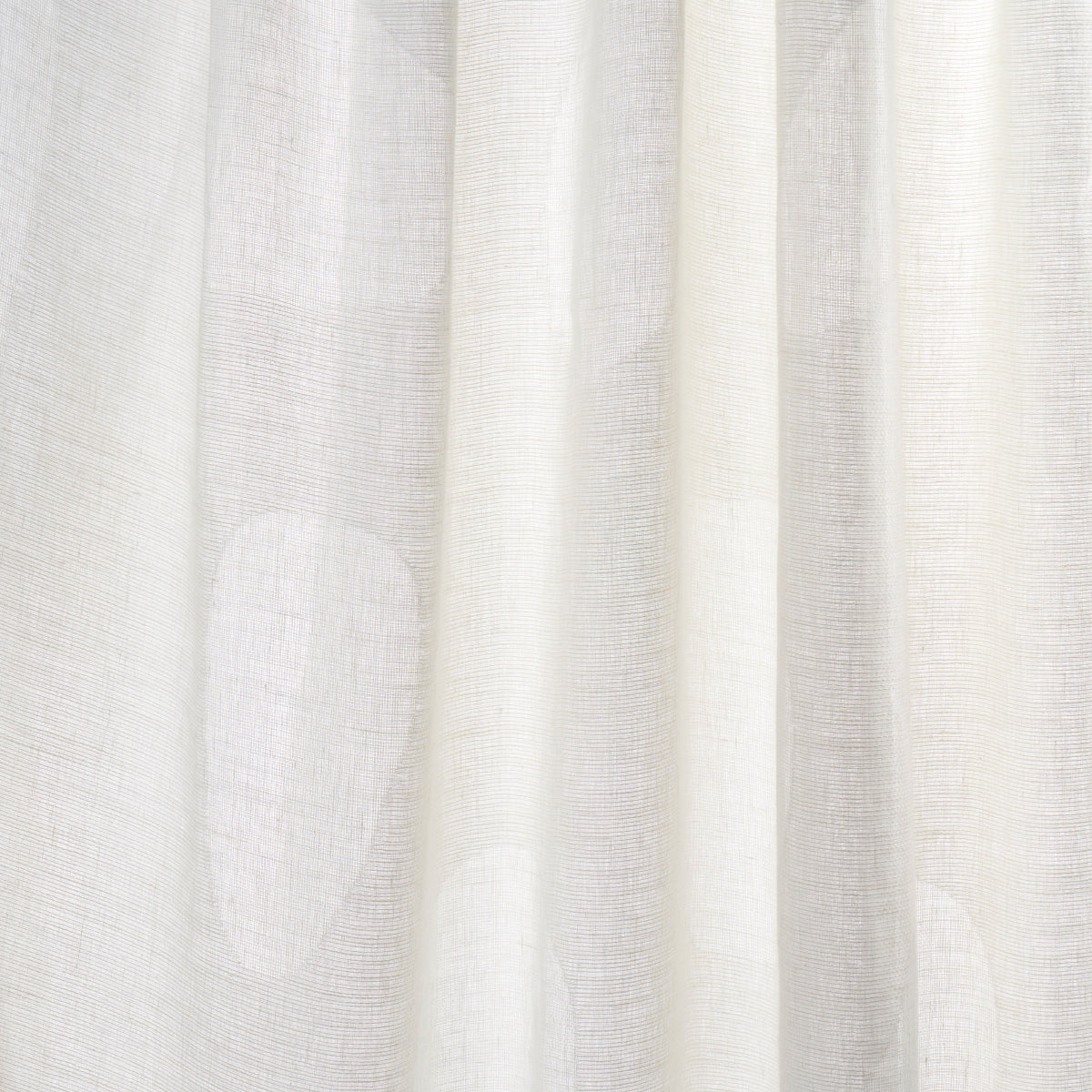 Schumacher Elaine Sheer White Fabric 84421