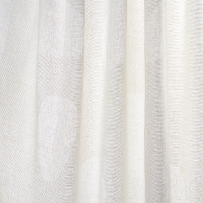 Schumacher Elaine Sheer White Fabric 84421