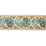 Schumacher Ines Paisley Trim Mineral & Teal Trim Sample 84440