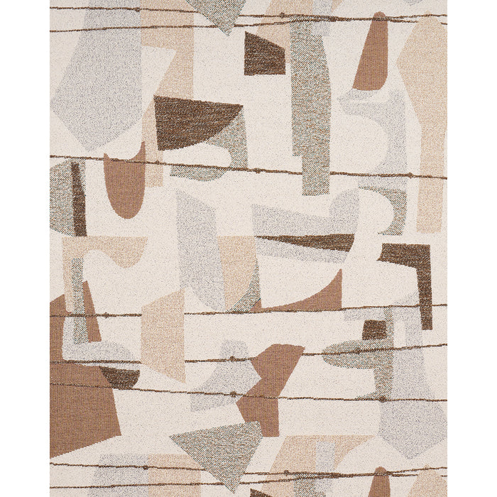 Schumacher Speakeasy Sepia Multi Fabric Sample 84480