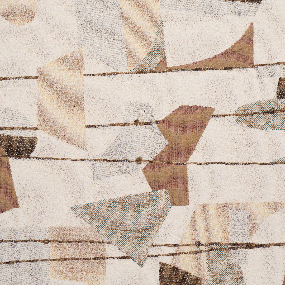 Schumacher Speakeasy Sepia Multi Fabric 84480