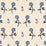 Schumacher Rhinestone Cowboy Embroidery Navy Fabric Sample 84551