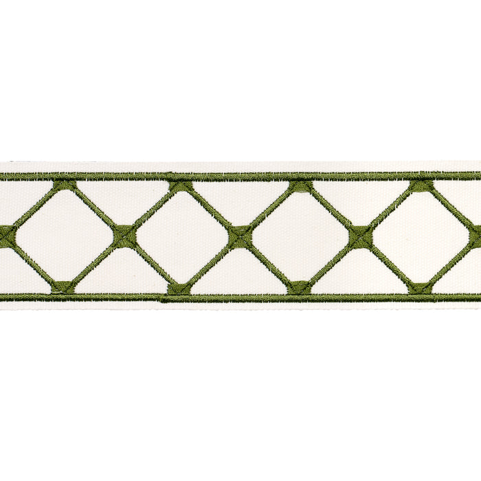 Schumacher Parisian Bamboo Green Trim 84600