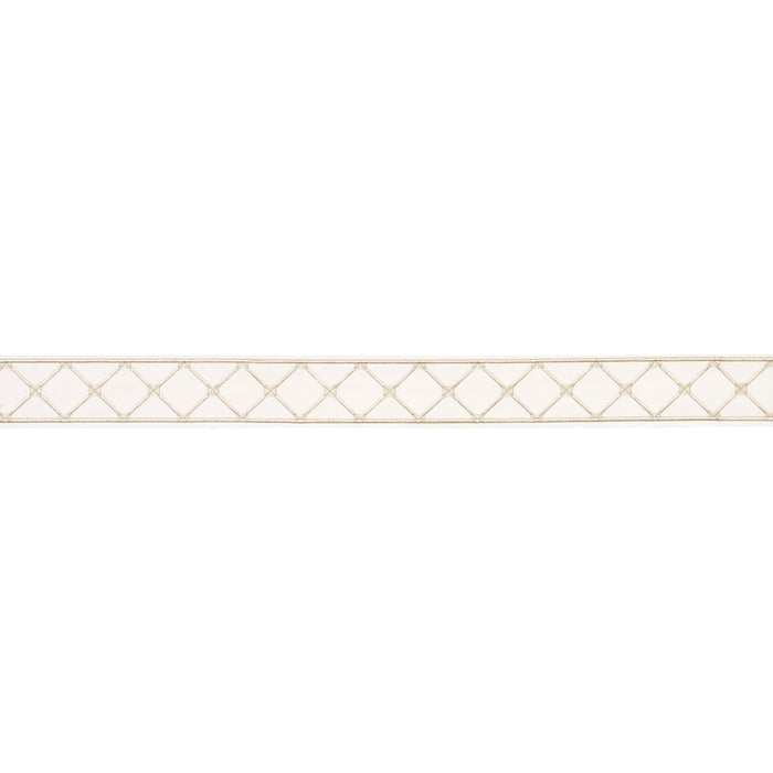 Schumacher Parisian Bamboo Ivory Trim Sample 84603