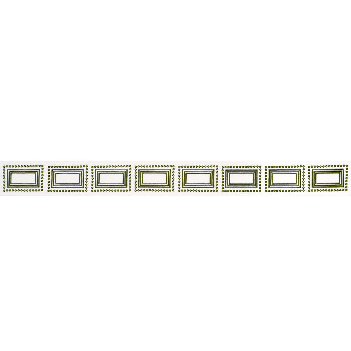 Schumacher Porte Parisien Green Trim Sample 84611