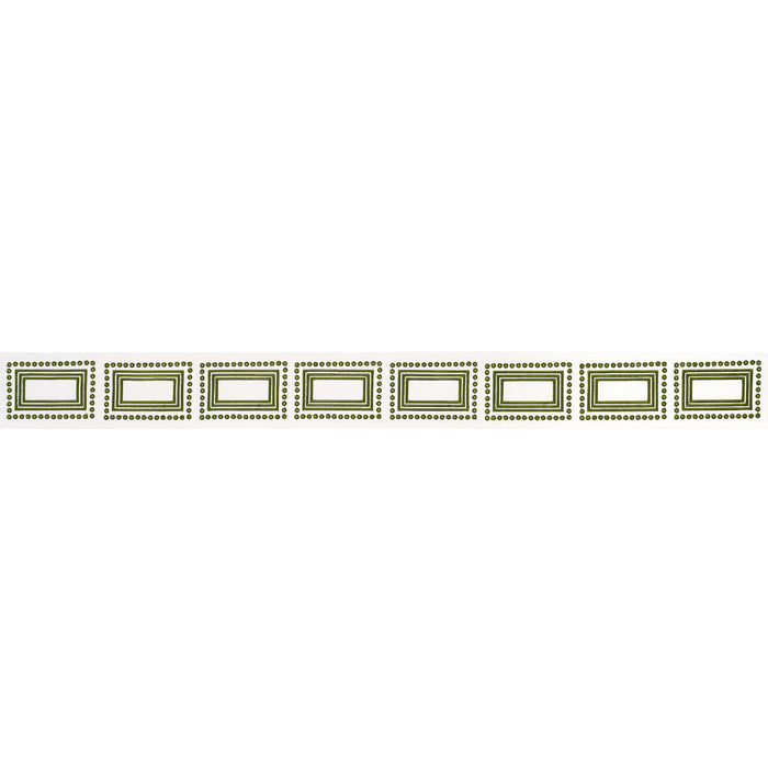 Schumacher Porte Parisien Green Trim Sample 84611