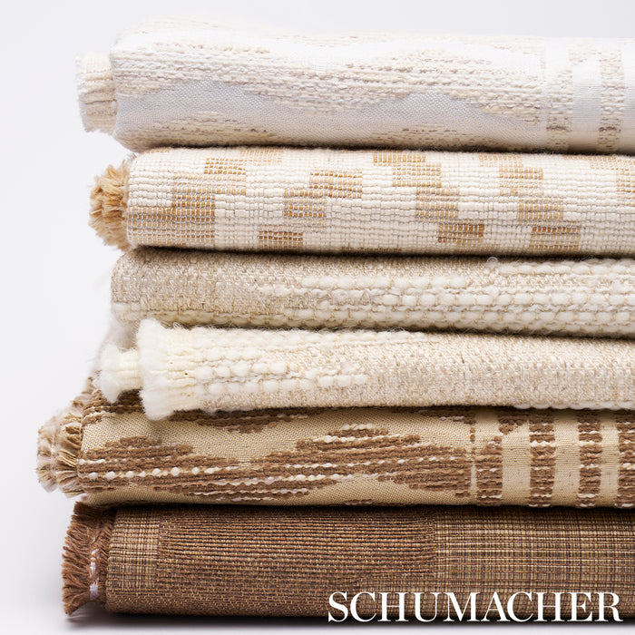 Schumacher Grand Gesture Flax Fabric 84630