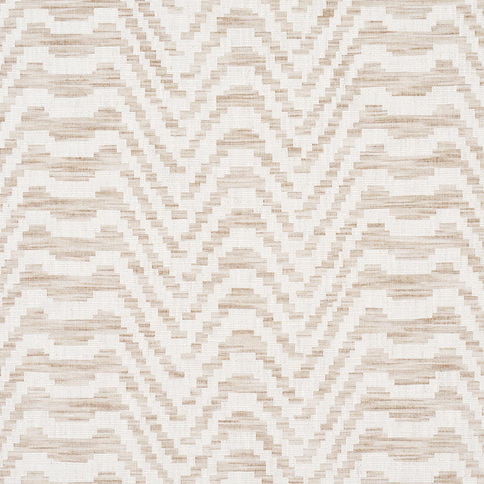 Schumacher Stepped Chevron Linen Fabric 84641