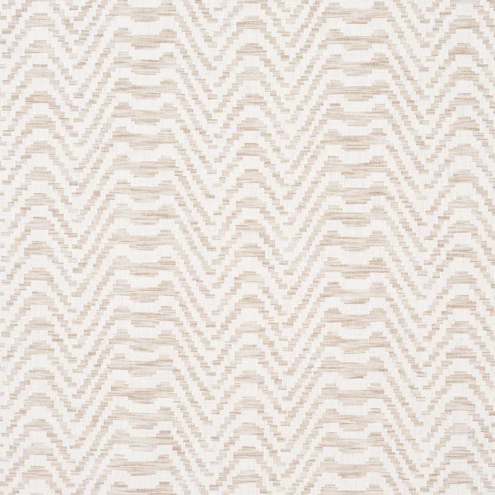 Schumacher Stepped Chevron Linen Fabric 84641