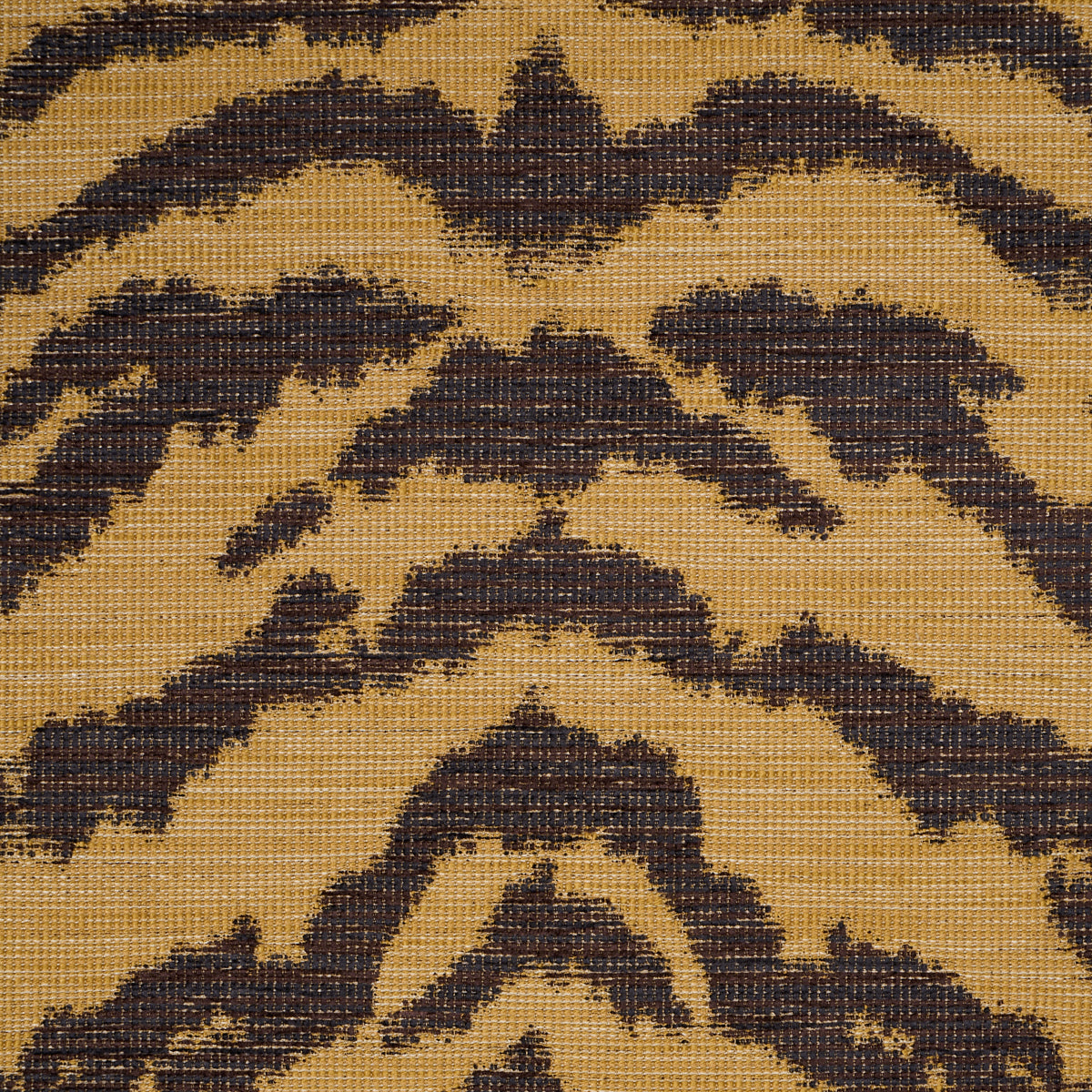 Schumacher Shivalik Hills Tiger Gold Fabric 84650