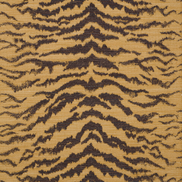 Schumacher Shivalik Hills Tiger Gold Fabric Sample 84650