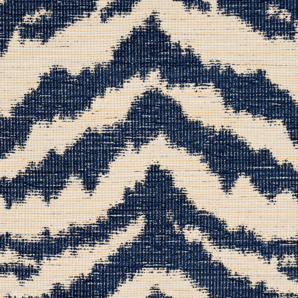 Schumacher Shivalik Hills Tiger Indigo Fabric Sample 84651