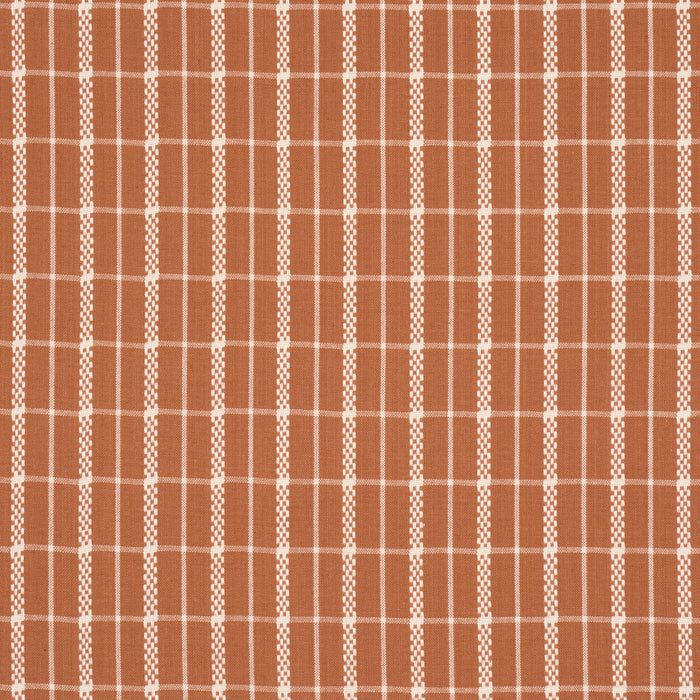 Schumacher Boyd Check Spice Fabric 84680