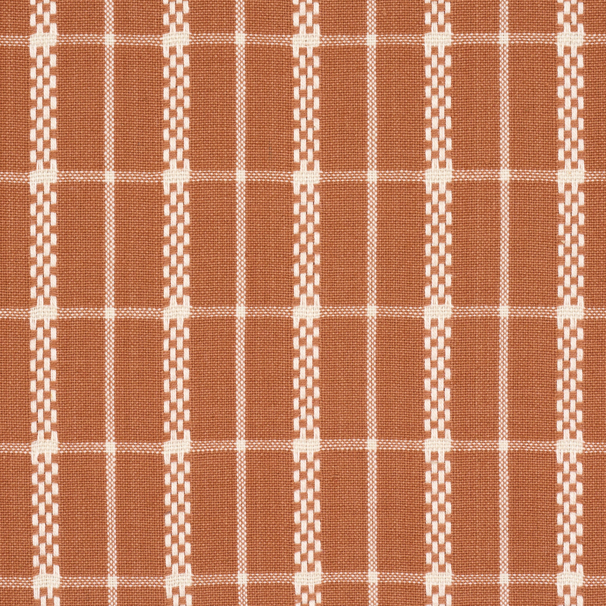 Schumacher Boyd Check Spice Fabric 84680