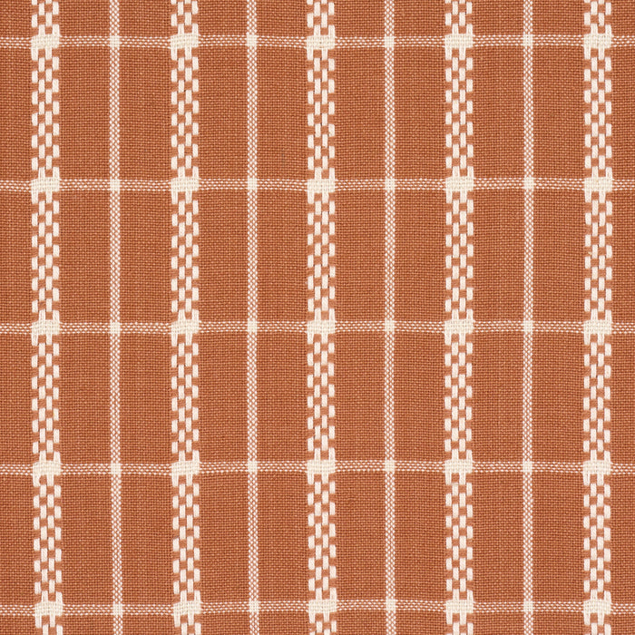 Schumacher Boyd Check Spice Fabric 84680