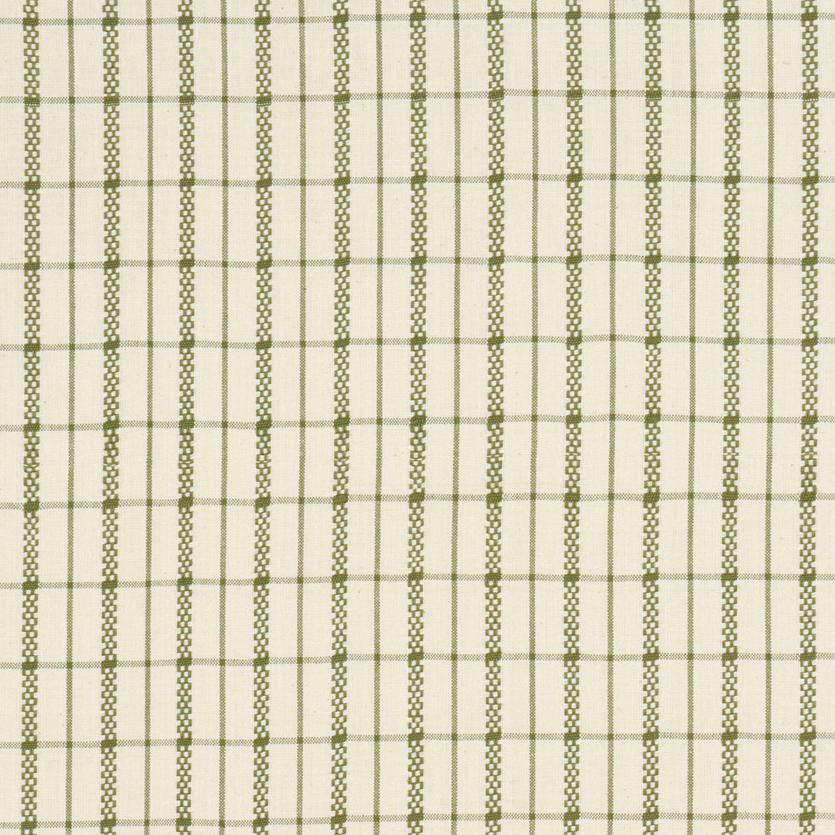 Schumacher Boyd Check Moss Fabric 84682