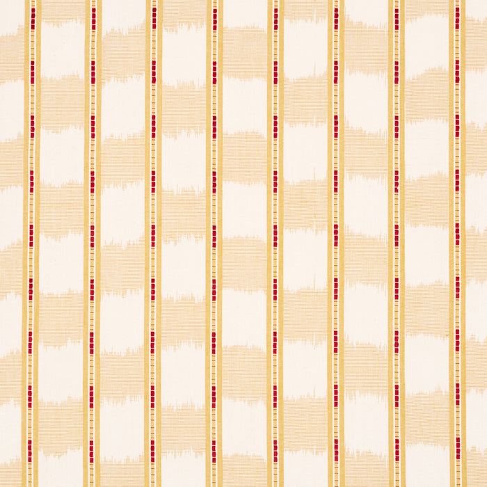 Schumacher Faye Ikat Ochre Fabric 84710