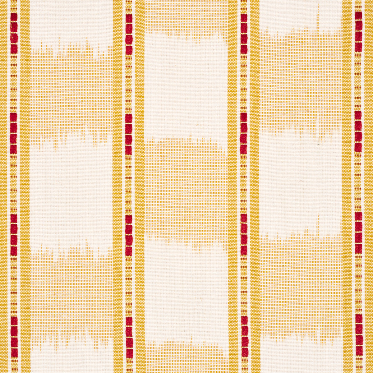 Schumacher Faye Ikat Ochre Fabric 84710