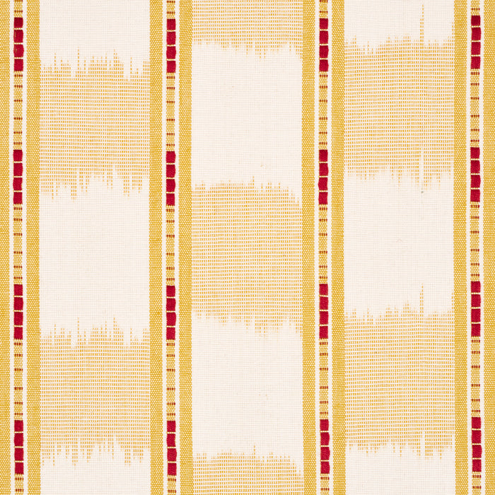 Schumacher Faye Ikat Ochre Fabric Sample 84710