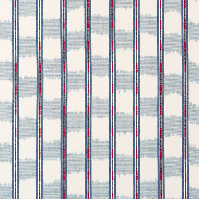 Schumacher Faye Ikat Chambray Fabric 84712