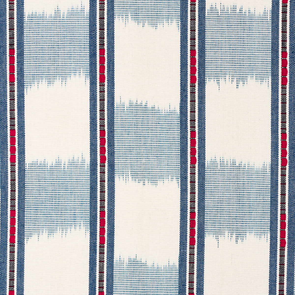 Schumacher Faye Ikat Chambray Fabric Sample 84712