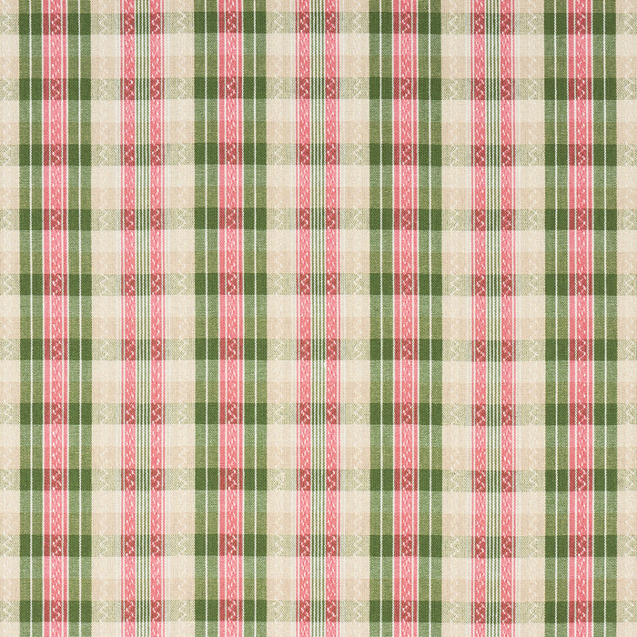 Schumacher Fonda Hand Woven Plaid Petal & Leaf Fabric 84721