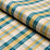 Schumacher Fonda Hand Woven Plaid Teal & Citron Fabric Sample 84722