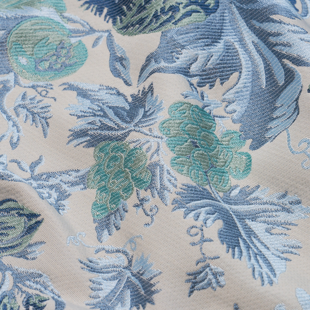 Schumacher Jardin De Louis Delft Fabric 84880