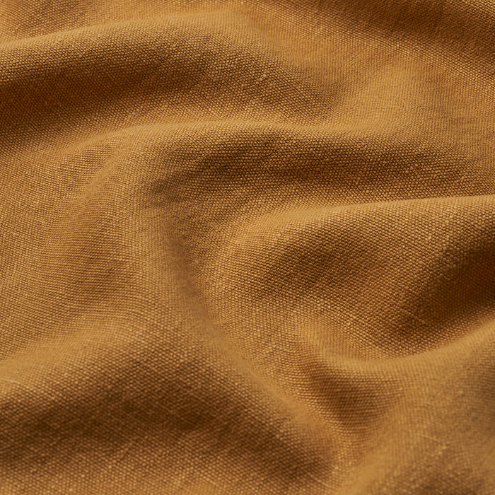 Schumacher Jumi Stonewashed Linen Ochre Fabric 84905