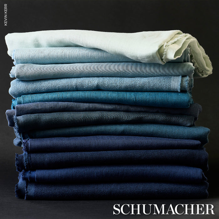 Schumacher Jumi Stonewashed Linen Cyprus Fabric Sample 84909