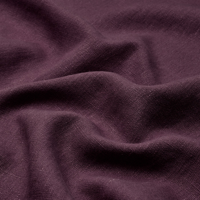 Schumacher Jumi Stonewashed Linen Aubergine Fabric 84911