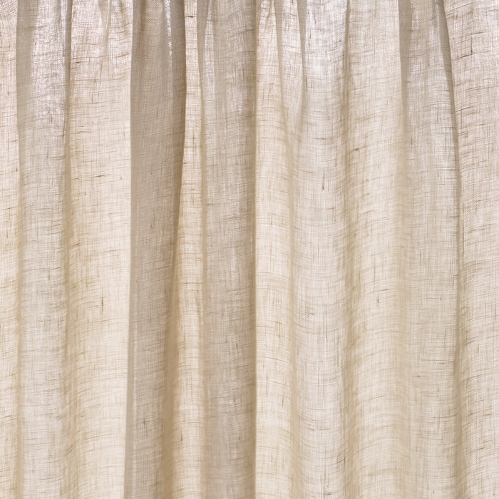 Schumacher Aya Sheer Sand Fabric Sample 84921