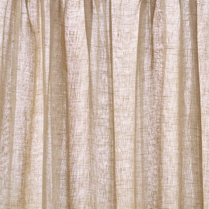 Schumacher Aya Sheer Natural Fabric Sample 84922