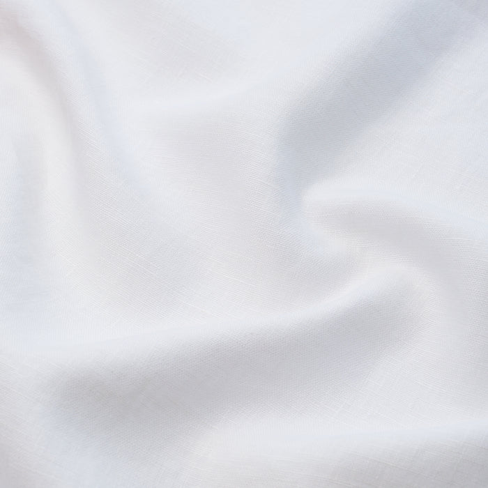 Schumacher Leslie Stonewashed Sheer White Fabric 84932