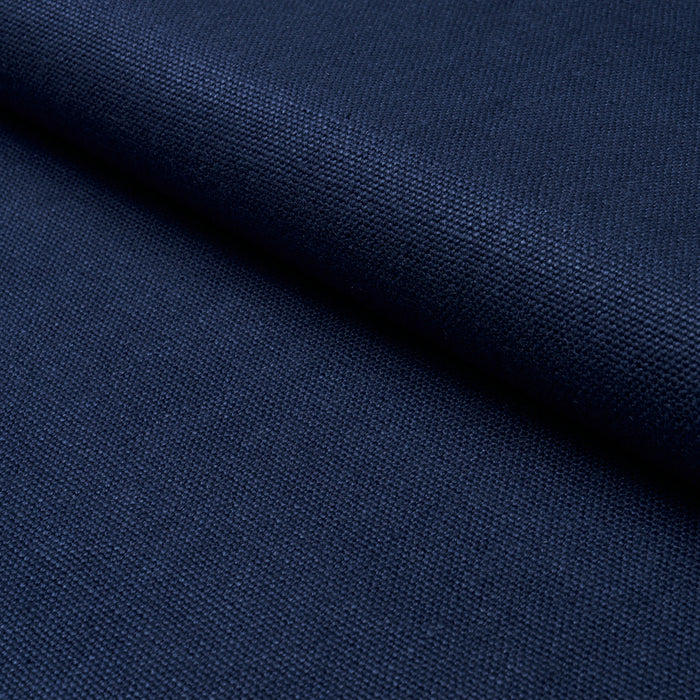 Schumacher Franc Linen Navy Fabric Sample 84947