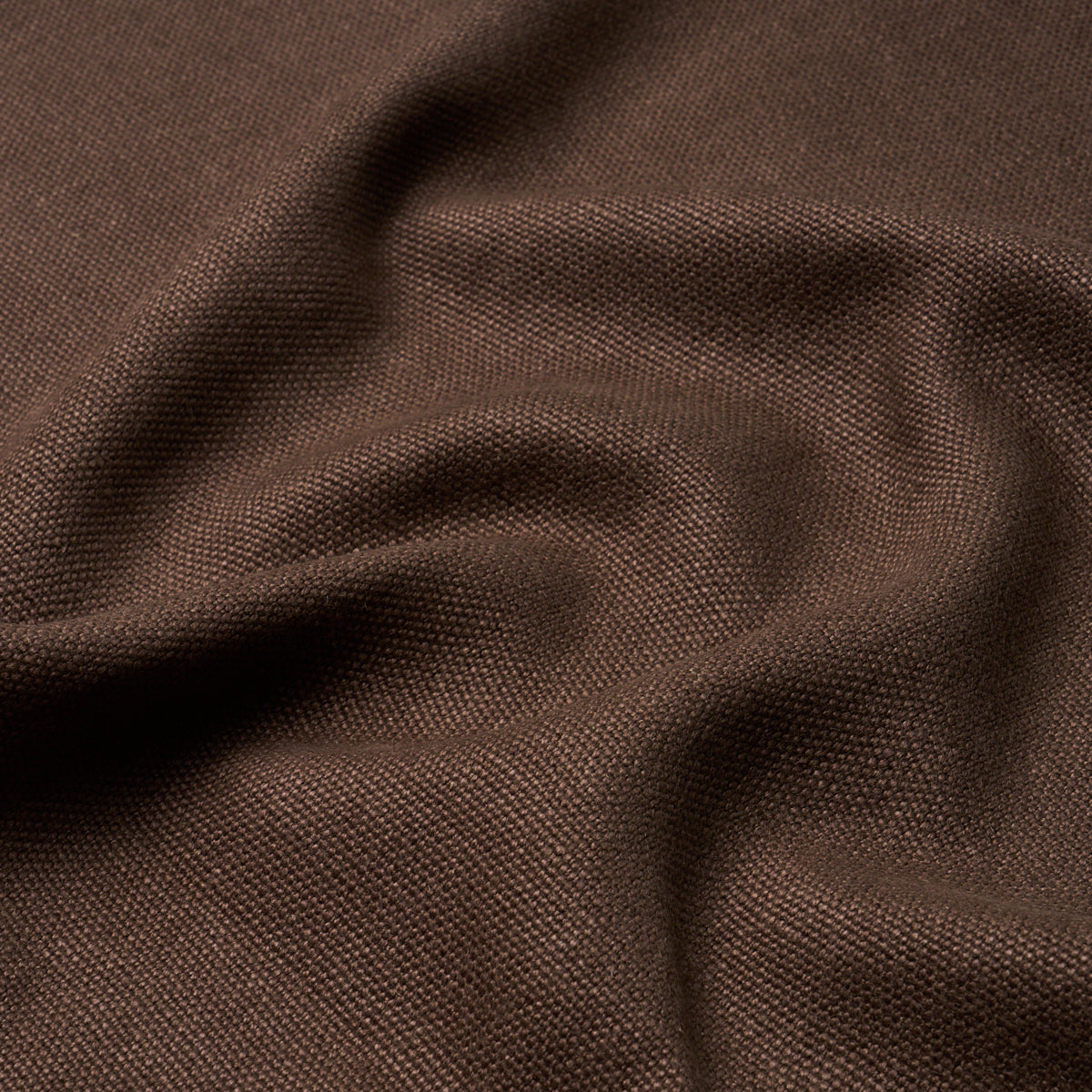 Schumacher Franc Linen Chocolate Fabric 84948