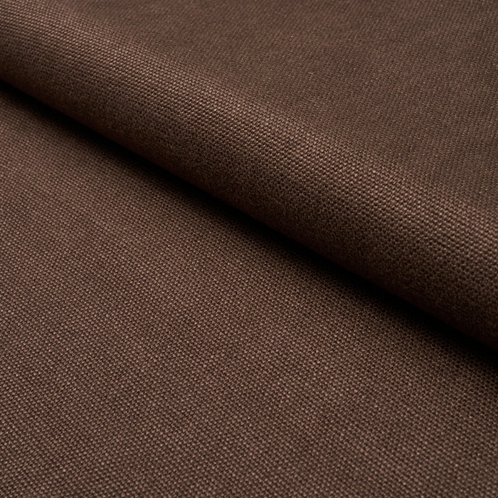 Schumacher Franc Linen Chocolate Fabric 84948