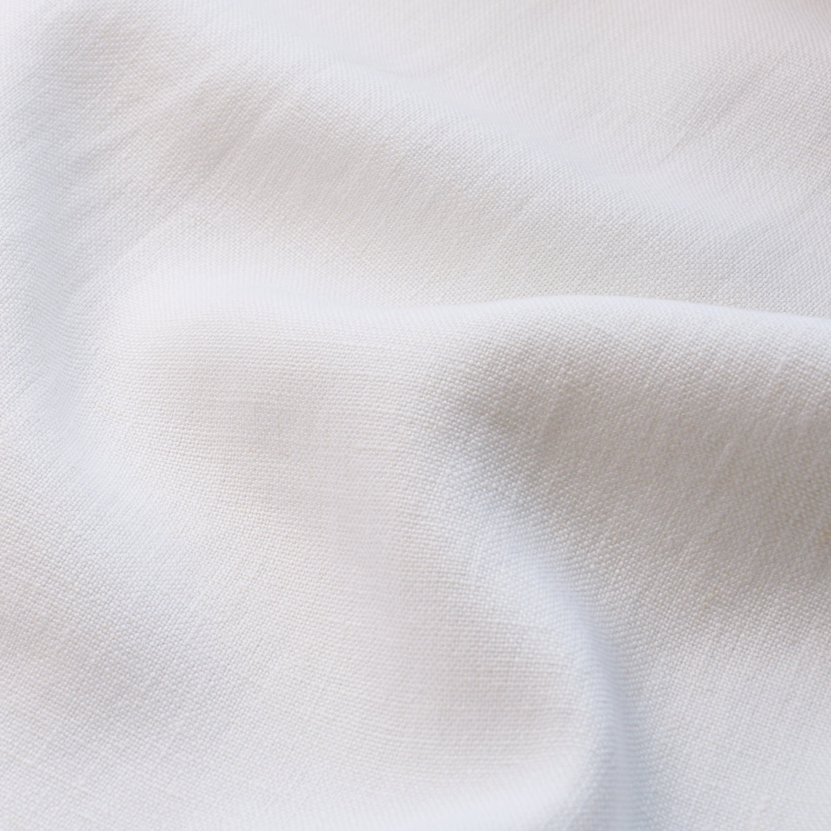 Schumacher Kai Linen White Fabric 84951