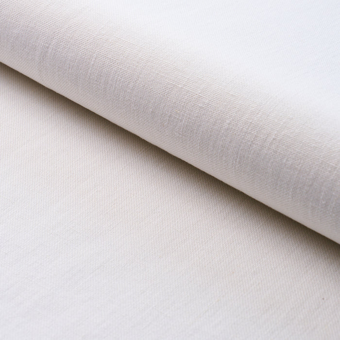 Schumacher Kai Linen White Fabric 84951