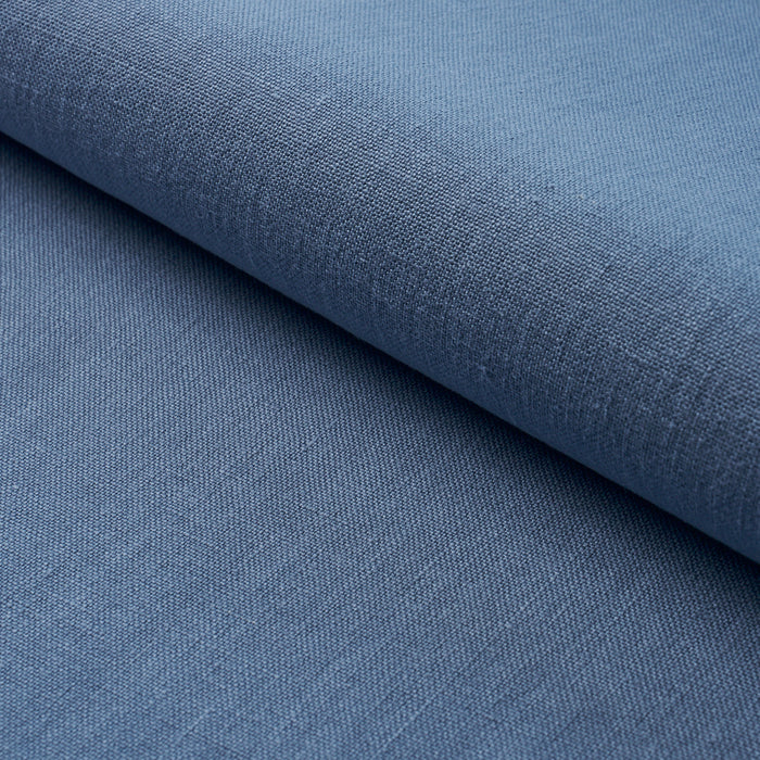 Schumacher Kai Linen Cadet Fabric 84955