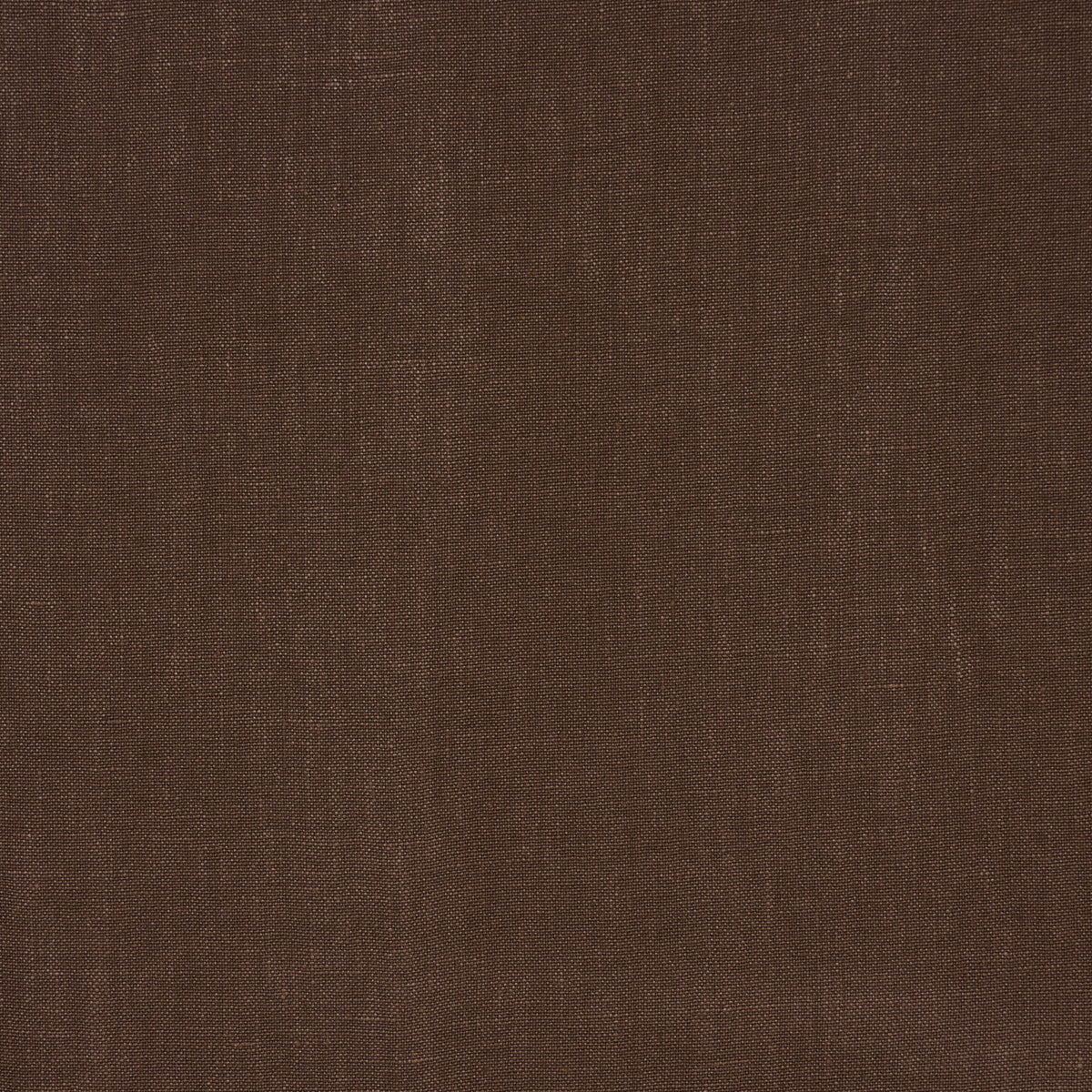 Schumacher Kai Linen Chocolate Fabric 84959