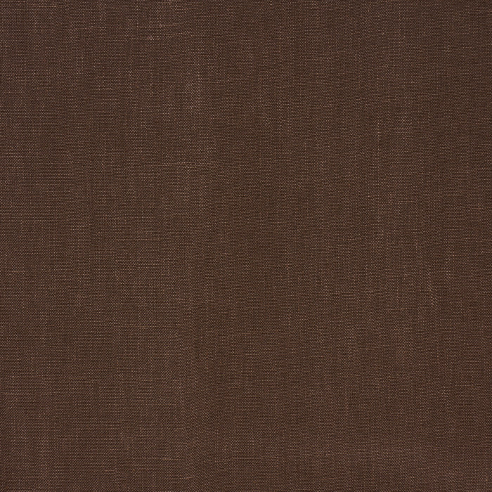 Schumacher Kai Linen Chocolate Fabric Sample 84959