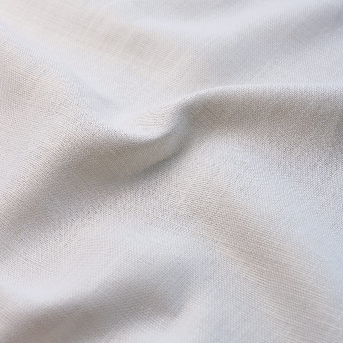 Schumacher Leo Glazed Linen Ivory Fabric 84960