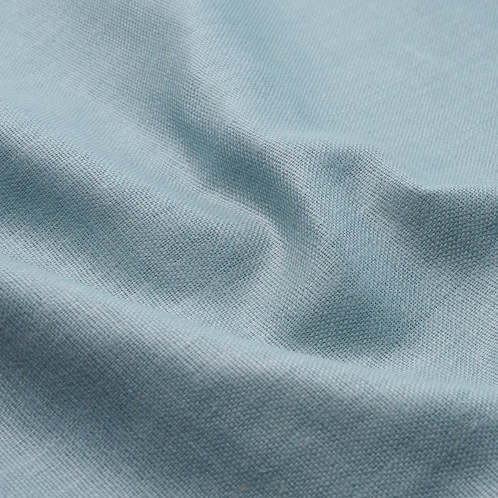 Schumacher Leo Glazed Linen Sky Fabric Sample 84962