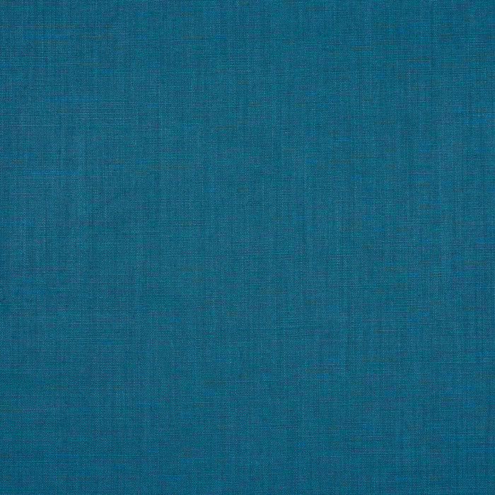 Schumacher Leo Glazed Linen Peacock Fabric 84963