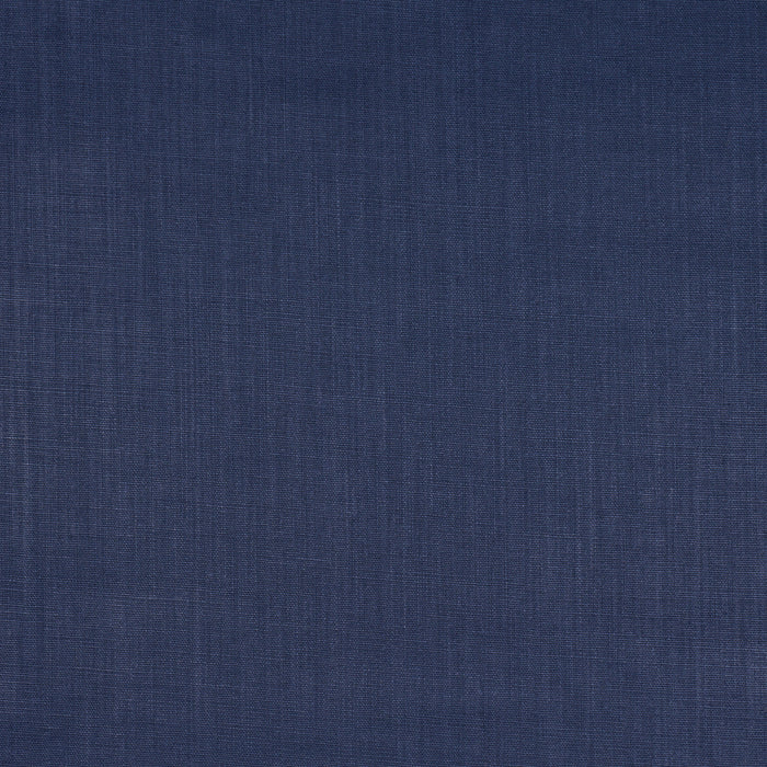 Schumacher Leo Glazed Linen Navy Fabric 84964