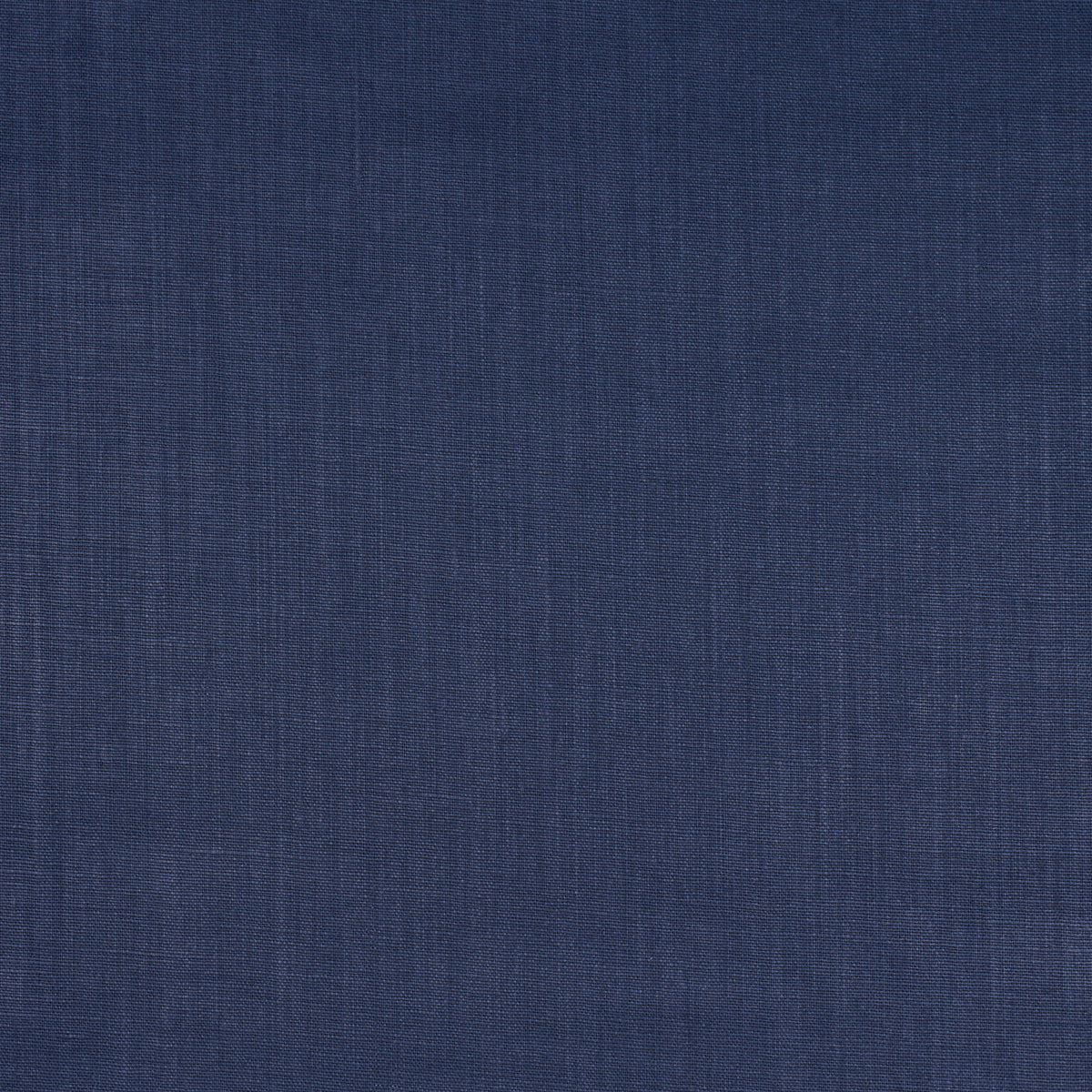 Schumacher Leo Glazed Linen Navy Fabric Sample 84964